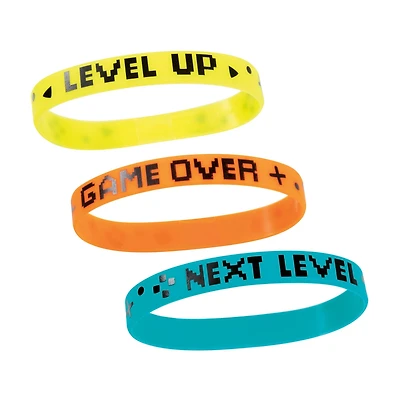 321 Party! Gaming-Themed Bracelets, 3 ct