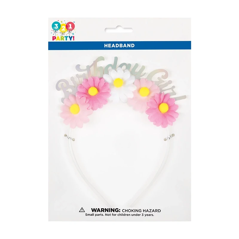 Birthday Queen Flower Headband