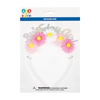Birthday Queen Flower Headband