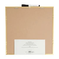 U Brands Magnetic Monthly Calendar Dry Erase Board, 14 in x 14 in