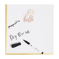 U Brands Magnetic Dry Erase Board, 14 in x 14 in