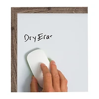 U Brands Magnetic Dry Erase Board Felt Eraser, 4.5x2.25x1 in., 2-Tone White and Green