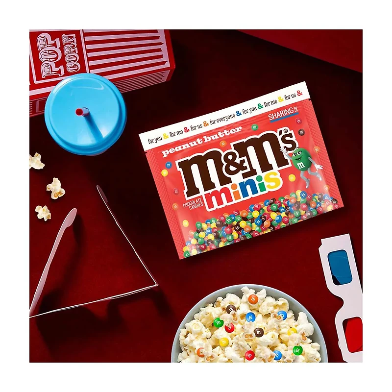 M&M'S Peanut Butter Minis, Sharing Size, 8 oz