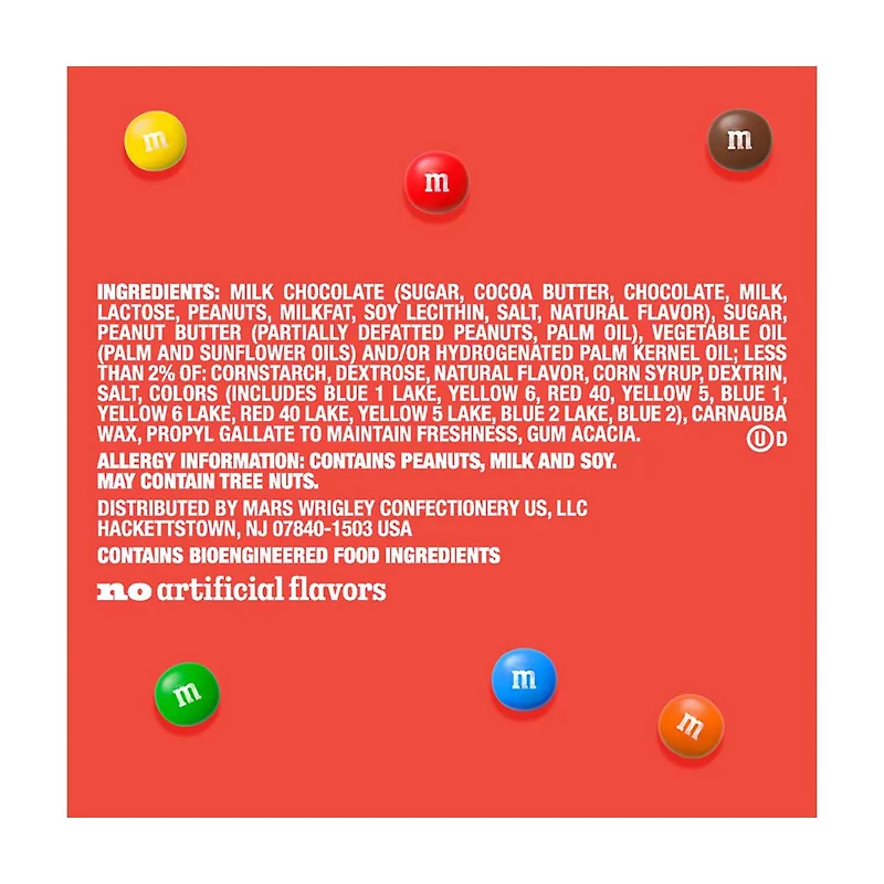 M&M'S Peanut Butter Minis, Sharing Size, 8 oz