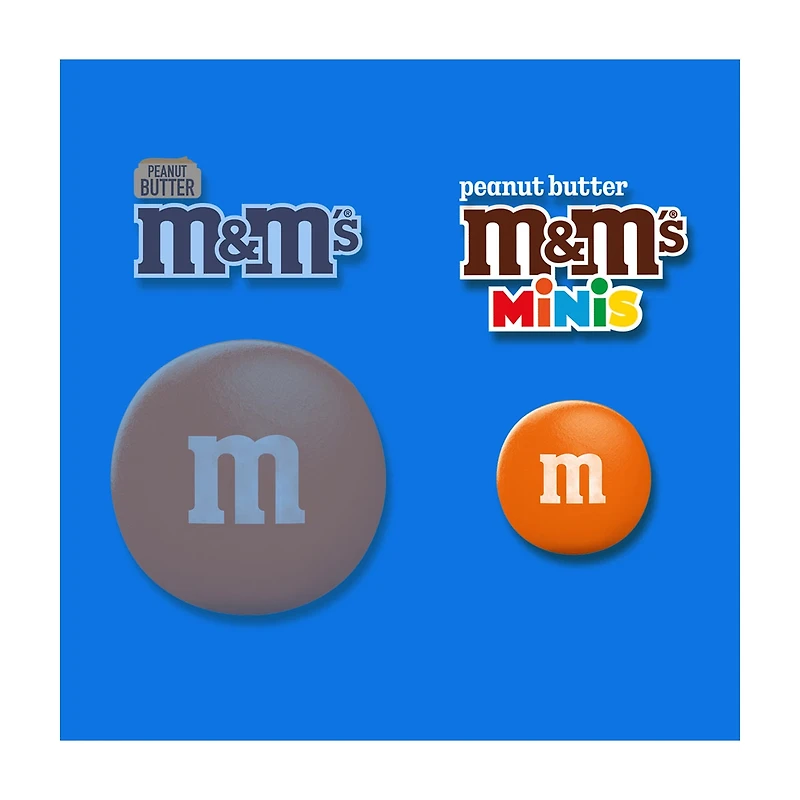 M&M'S Peanut Butter Minis, Sharing Size, 8 oz