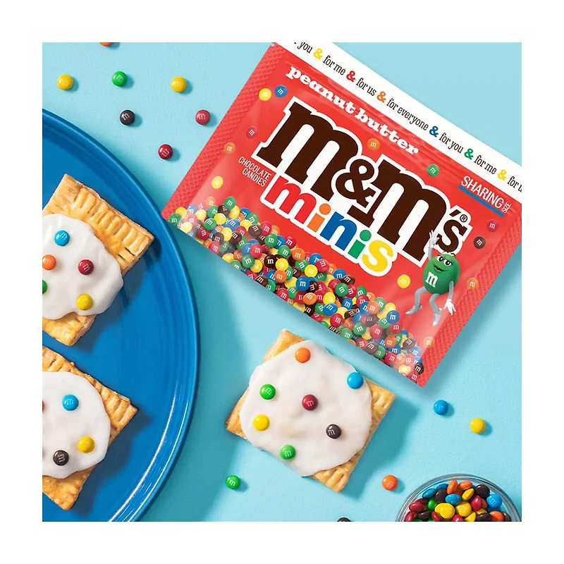 M&M'S Peanut Butter Minis, Sharing Size, 8 oz