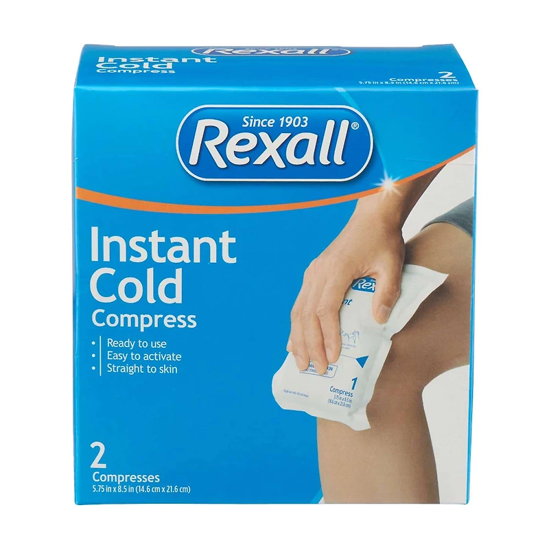 Rexall Instant Cold Compress, 2 ct
