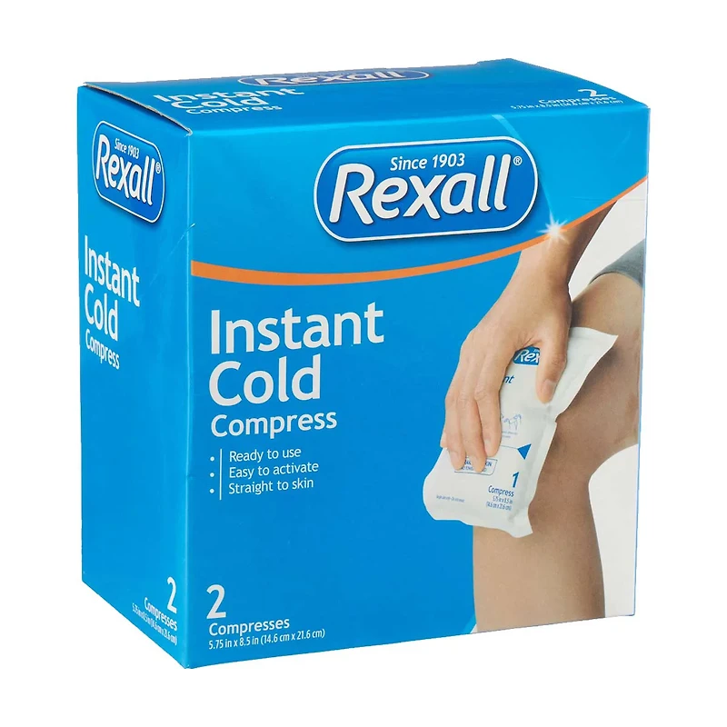 Rexall Instant Cold Compress, 2 ct