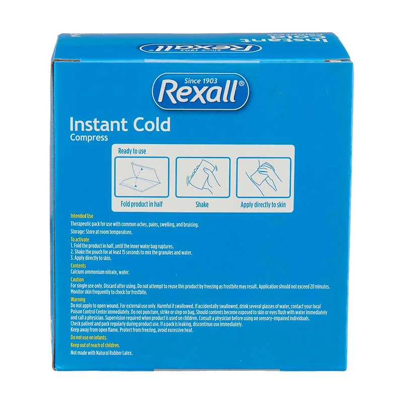 Rexall Instant Cold Compress, 2 ct