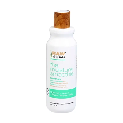 Raw Sugar The Moisture Smoothie Shampoo, Coconut + Agave + Sweet Almond Milk, 18 fl oz