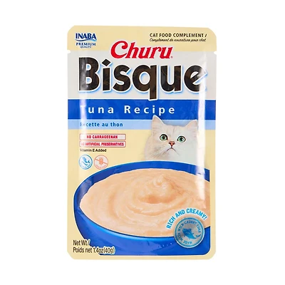 Inaba Churu Bisque Cat Treats, Tuna Recipe, 4 ct
