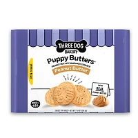 Three Dog Bakery Puppy Butters Peanut Butter Sandwich Cookies, 11.8 oz