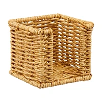 Rattan Sticky Note Organizer