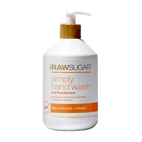 Raw Sugar Liquid Hand Soap, Raw Coconut + Mango, 16.9 fl oz