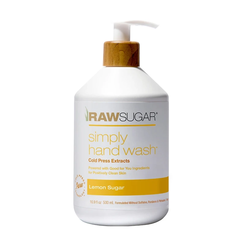 Raw Sugar Liquid Hand Wash, Lemon Sugar, 16.9 fl oz