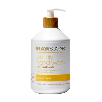 Raw Sugar Liquid Hand Wash, Lemon Sugar, 16.9 fl oz