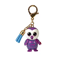 Ty Moon Owl Resin Clip with Tassel, 4 in
