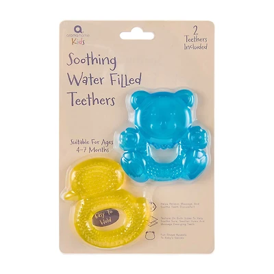 Aroma Home Kids Soothing Water Filled Teethers, 2 ct, Assorted