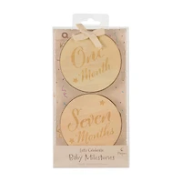 Aroma Homes 'Let's Celebrate Baby Milestones' Plaques, 6 ct