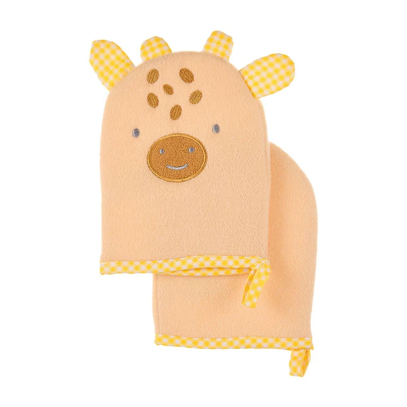 Aroma Home Kids Friendly Animal Bath Mitt Duo, 2 pcs, Assorted