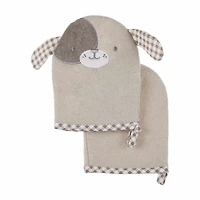 Aroma Home Kids Friendly Animal Bath Mitt Duo, 2 pcs, Assorted