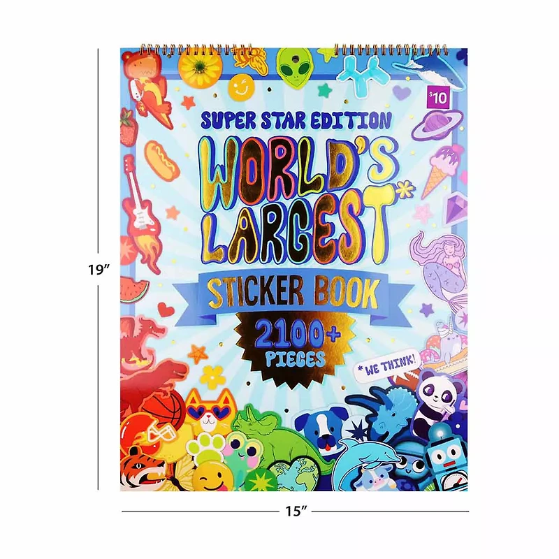 World's Largest Sticker Book, Super Star Edition
