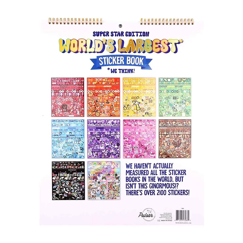 World's Largest Sticker Book, Super Star Edition