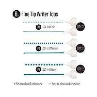 FolkArt Bottle Top Writer Tips, 6 pc
