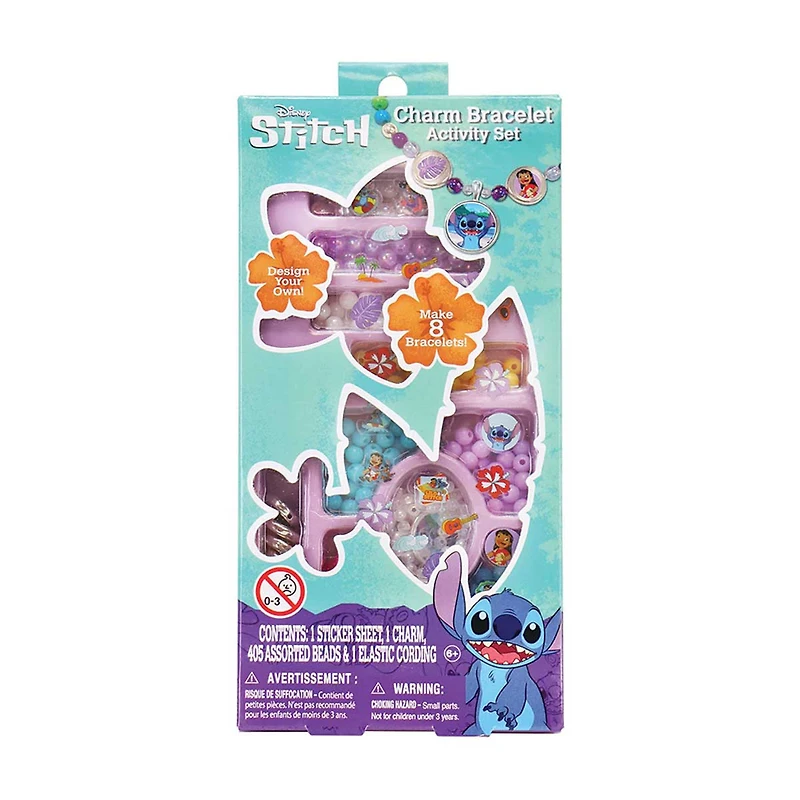Disney Stitch Charm Bracelet Activity Set
