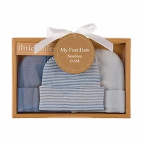 Little Cuties Newborn Hats, 3 Pack