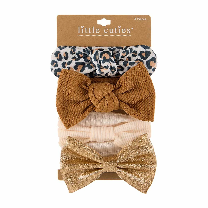 Little Cuties Head Bow Wraps, 4 count