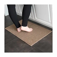 Dirt Stopper Kitchen Rug, Tan