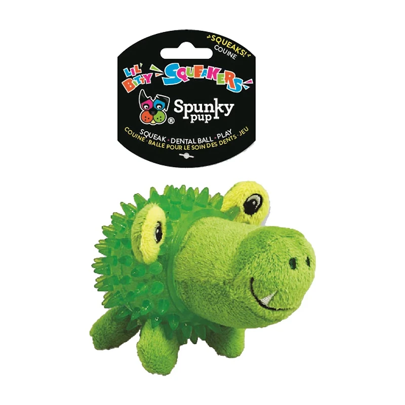 Spunky Pup Lil' Bitty Squeakers Alligator Pet Toy