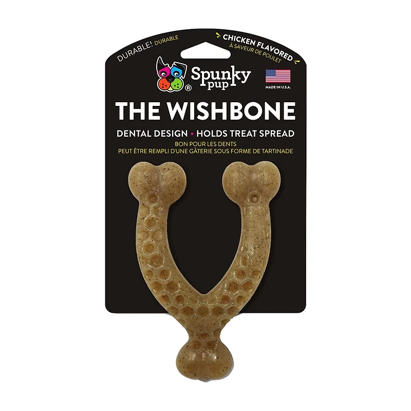 Spunky Pup The Wishbone Nylon Chew Toy, Large