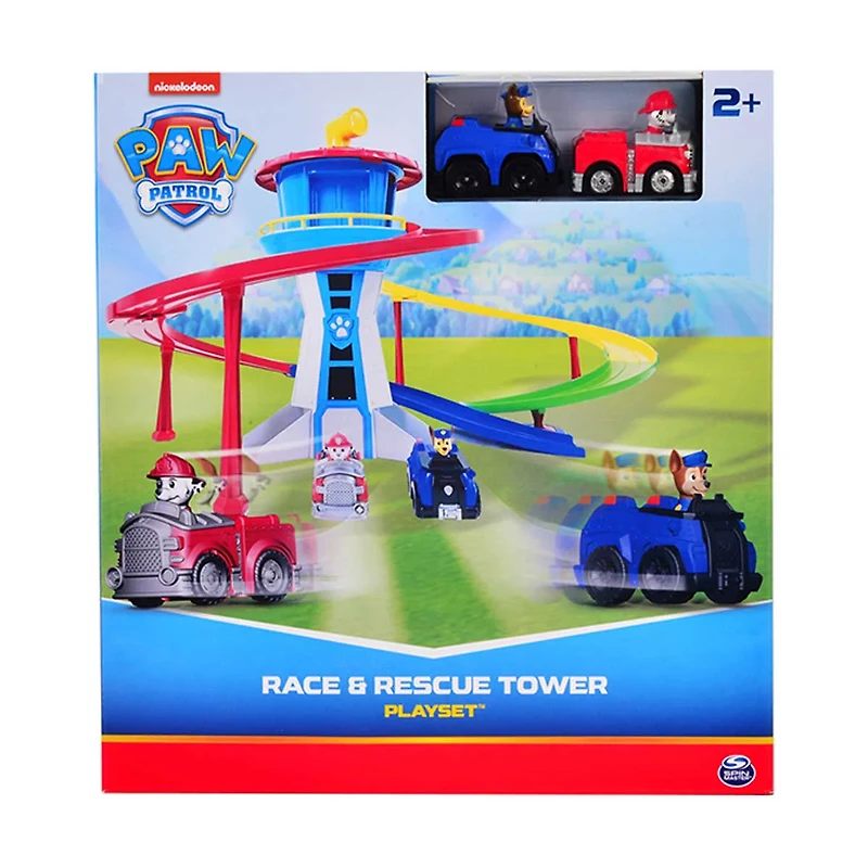 Nickelodeon Paw Patrol Race & Rescue Tower Playset