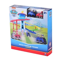 Nickelodeon Paw Patrol Race & Rescue Tower Playset