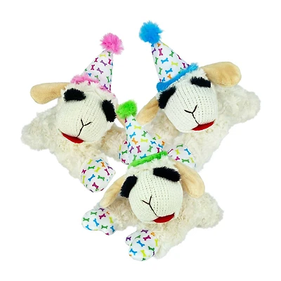Lambchop Plush Birthday Dog Toy, Assorted
