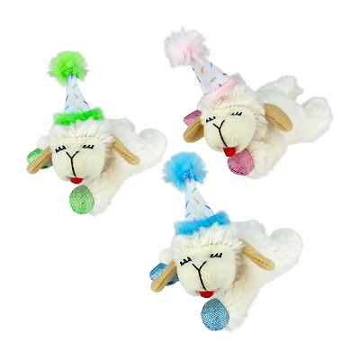Lambchop Birthday Plush Catnip Cat Toy, Assorted