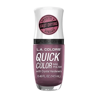 L.A. Colors Quick Color Nail Polish with Crystal Hardeners, Calm, 0.49 fl oz