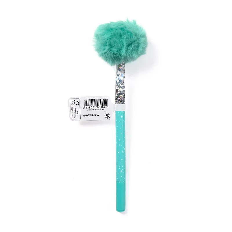 Yoobi Aqua Pom Pom Glitter Pen