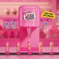 BONKERS Licky Tubes Chicken Flavored Wet Lickable Treats for Cats, 4 Pack