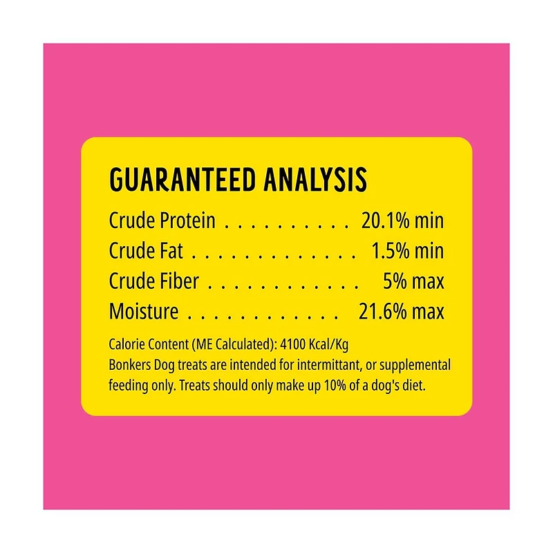 Bonkers Zoomers Smoky Bacon Flavor Dog Treats, 5.6 oz