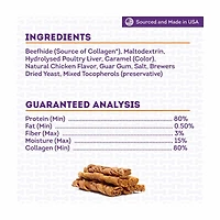 Treatly Collagen Braid Dog Chews, Chicken Flavor, Medium, 5 ct