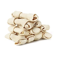 Treatly American Sourced Natural Flavor Beefhide Bone Dog Chew, Medium, 1 Count