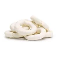 Treatly American Sourced Beefhide Donut Dog Chew, Small