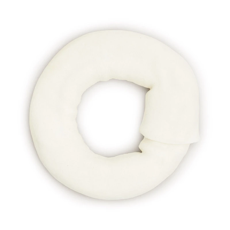Treatly American Sourced Beefhide Donut Dog Chew, Small