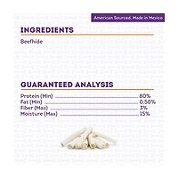 Treatly American Sourced Beefhide Roll Dog Chew, Large, 1 ct