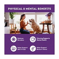 Treatly American Sourced Beefhide Roll Dog Chew, Large, 1 ct