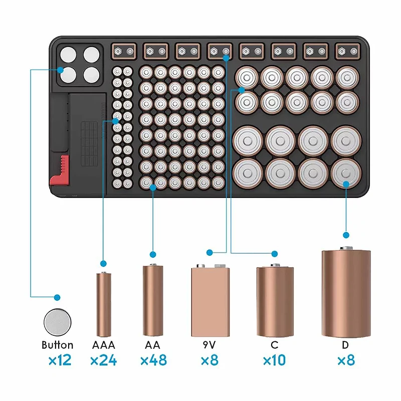 Zero Dark Battery Organizer & Tester
