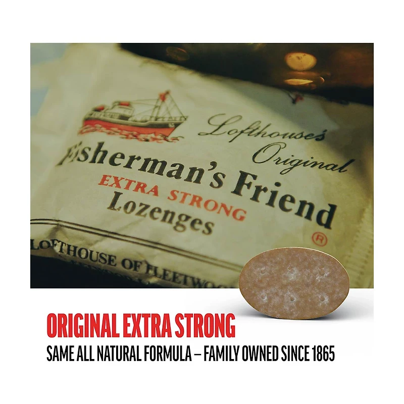 Fisherman's Friend Cough Drops, Cough Suppressant and Sore Throat Lozenges, Original